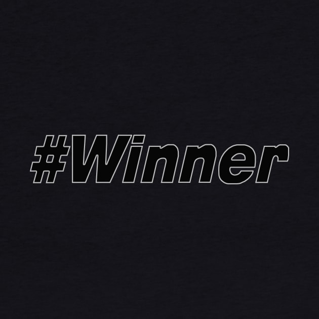 Hashtag Winner by artbydesign